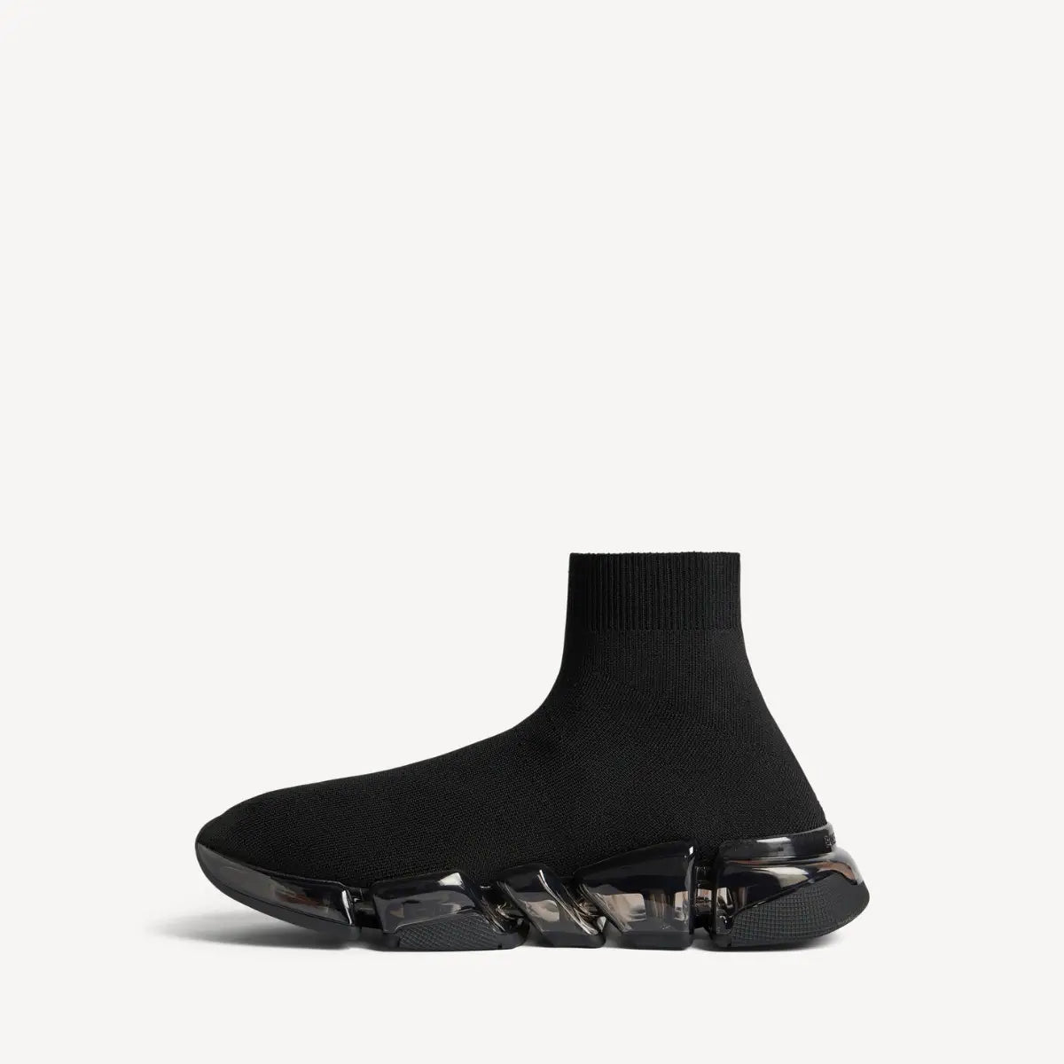 Balenciaga Speed 2.0 Full Clear Sole Sneakers In Recycled Mesh For Him in Black