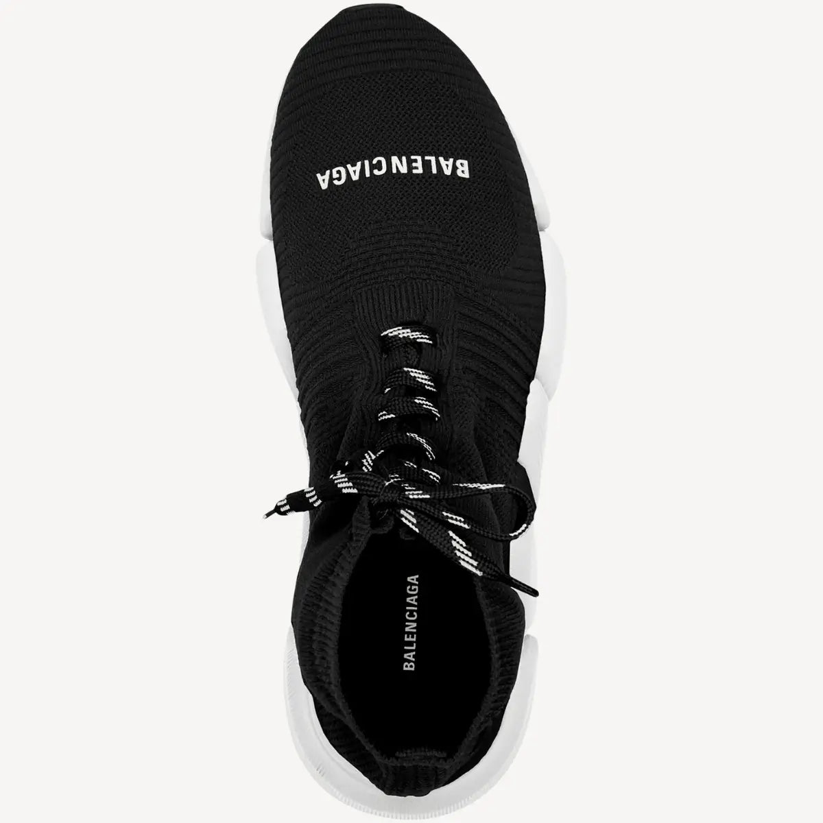 Balenciaga Speed 2.0 Lace-up Sneakers for Her in Black/White