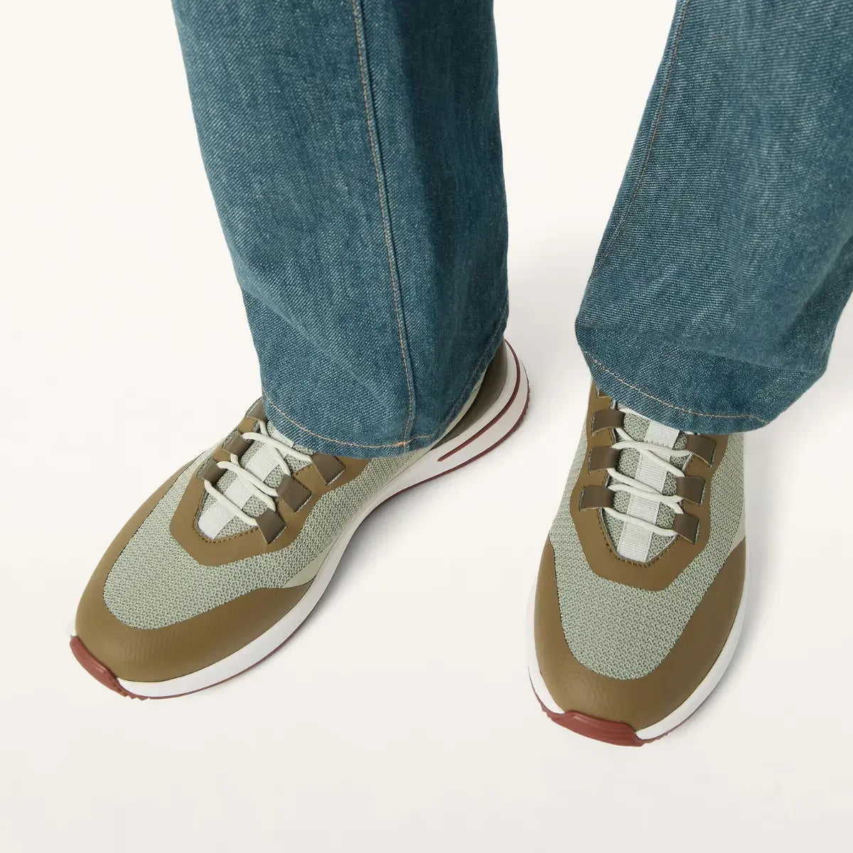 Loro Piana Week End Walk Sneaker Technical Mesh