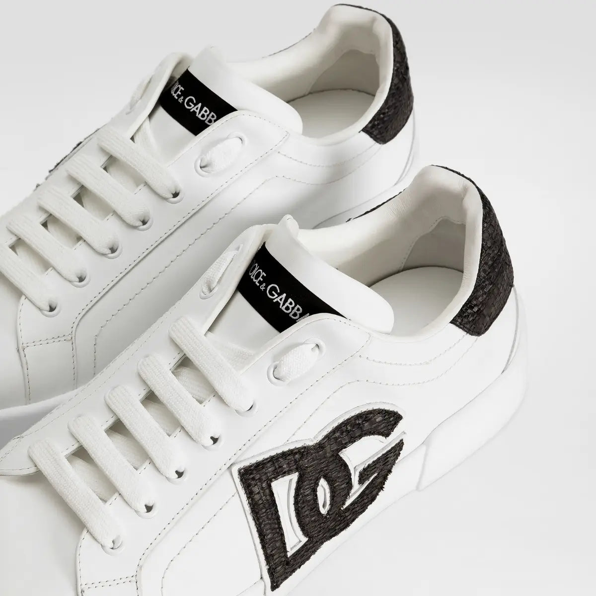 Dolce & Gabbana Portofino light strobel sneakers in nappa calfskin