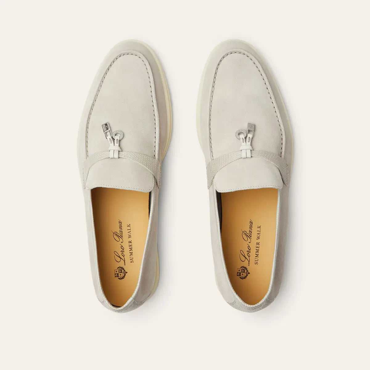 Loro Piana Summer Charms Walk Loafer Suede