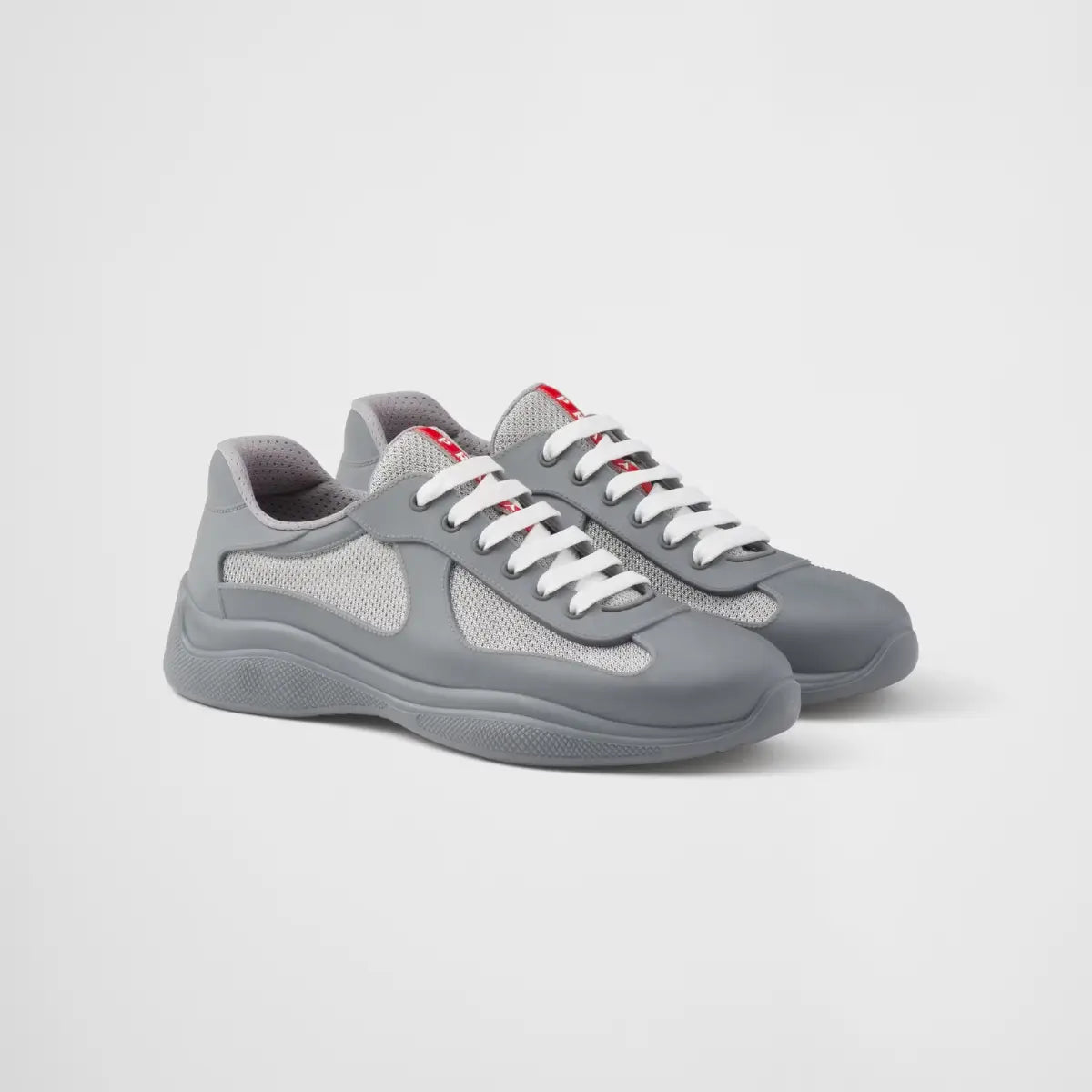 Prada America's Cup Soft rubber and bike fabric sneakers