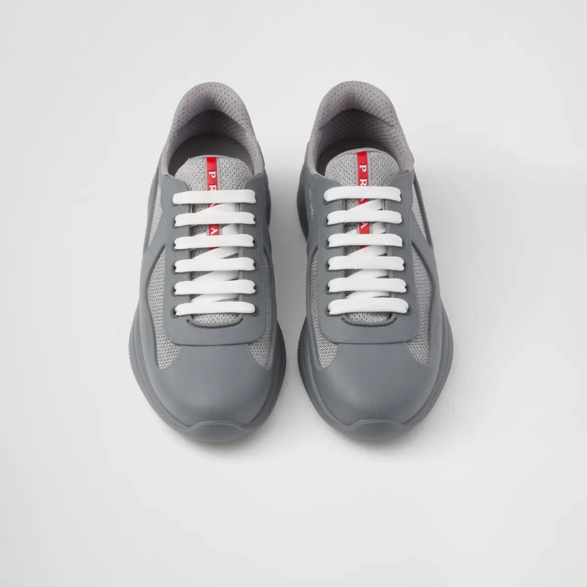 Prada America's Cup Soft rubber and bike fabric sneakers