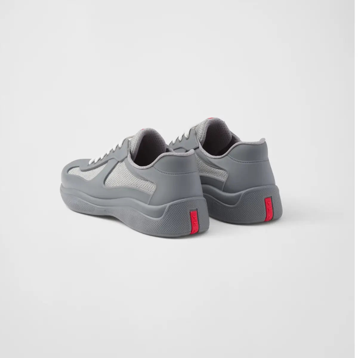 Prada America's Cup Soft rubber and bike fabric sneakers