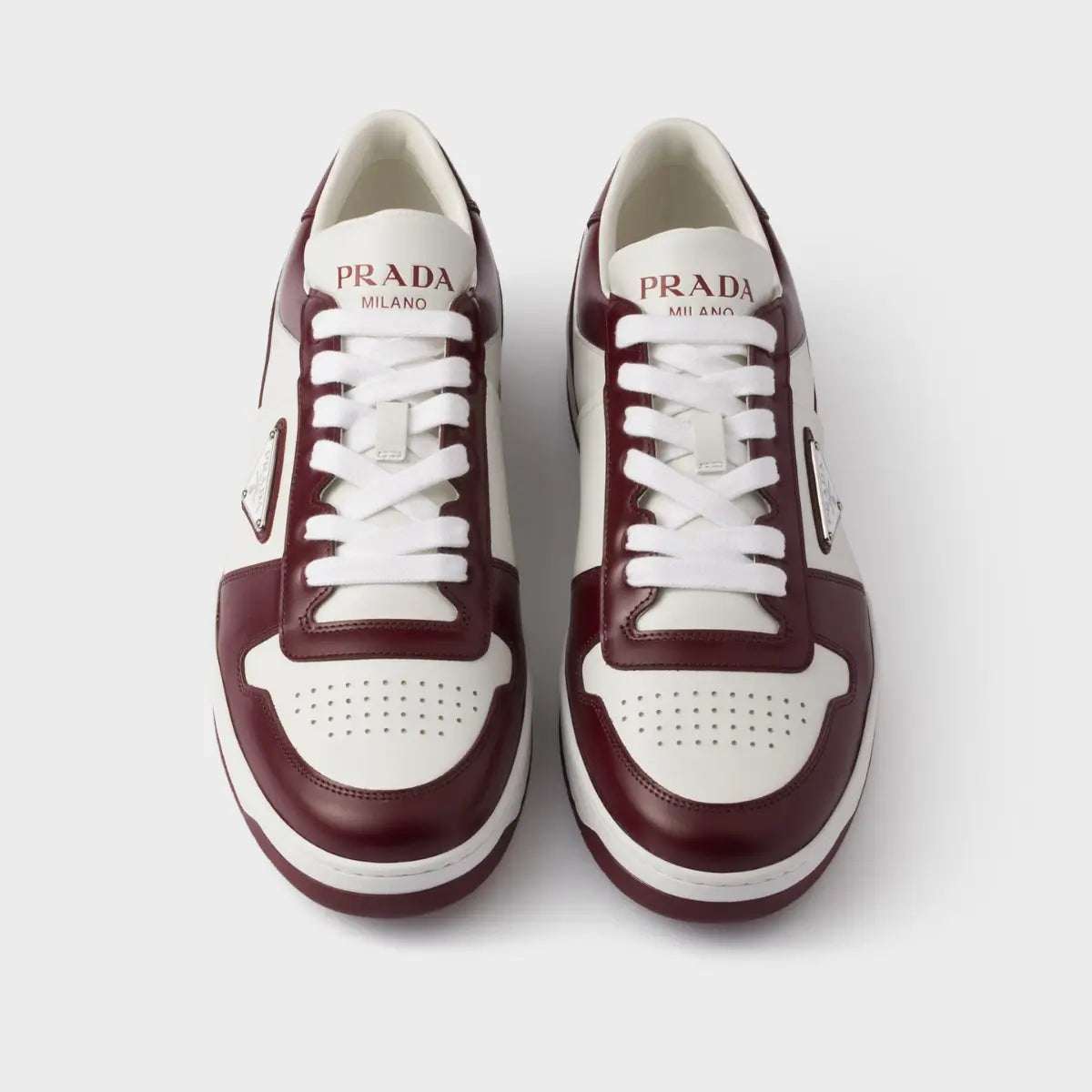 Prada Downtown leather sneakers
