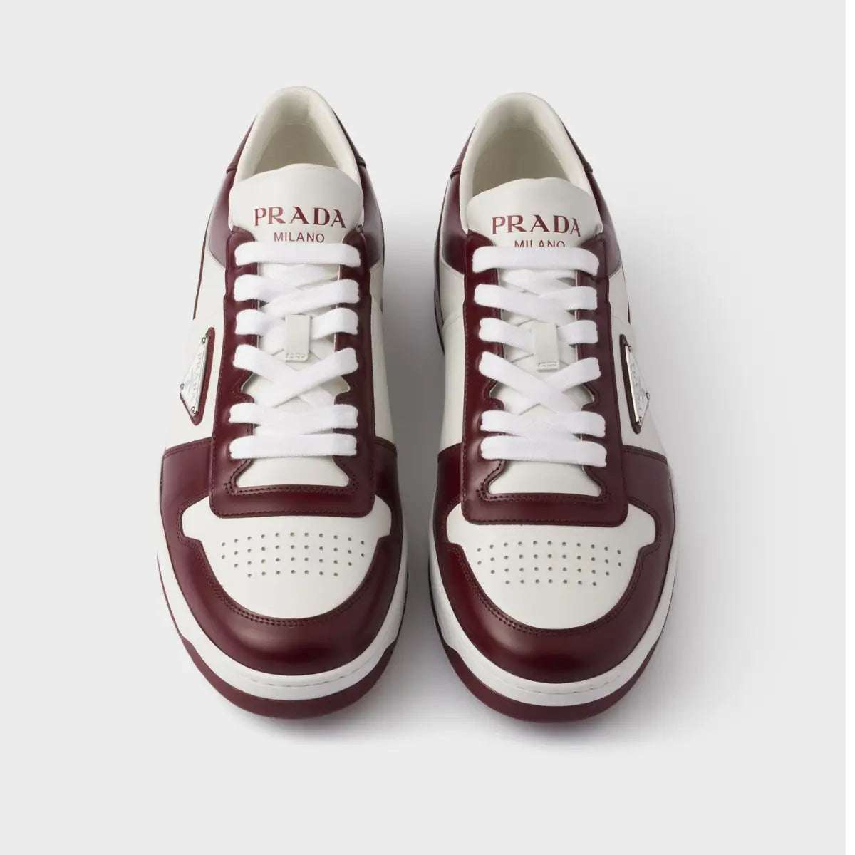 Prada Downtown leather sneakers