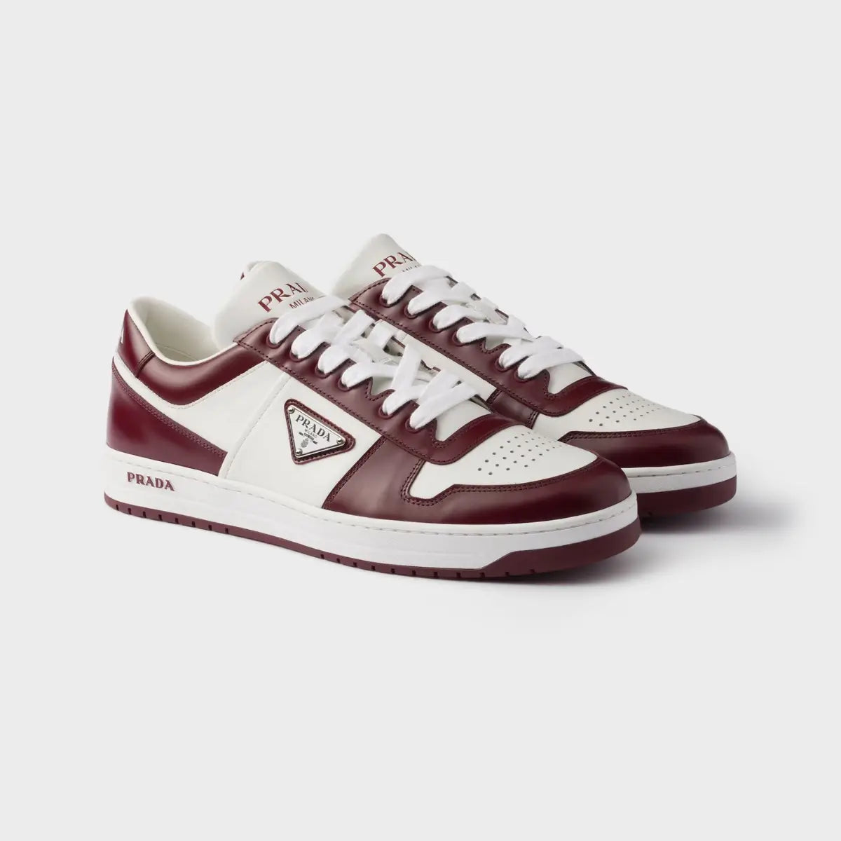 Prada Downtown leather sneakers