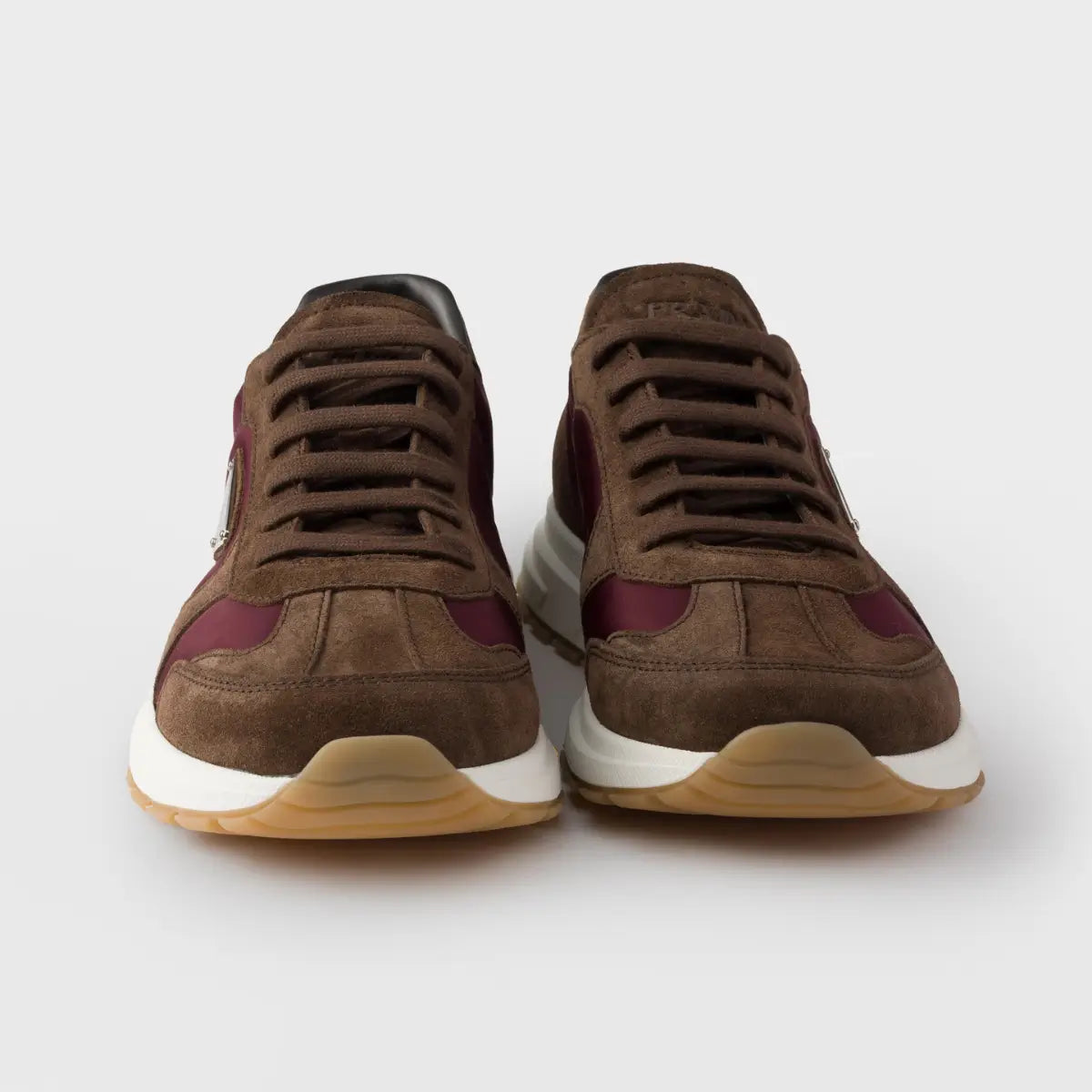 Prada Prax suede and Re-Nylon sneakers
