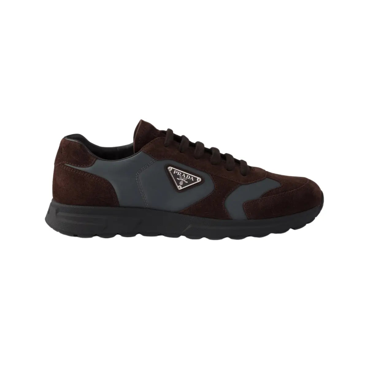 Prada Prax suede and Re-Nylon sneakers