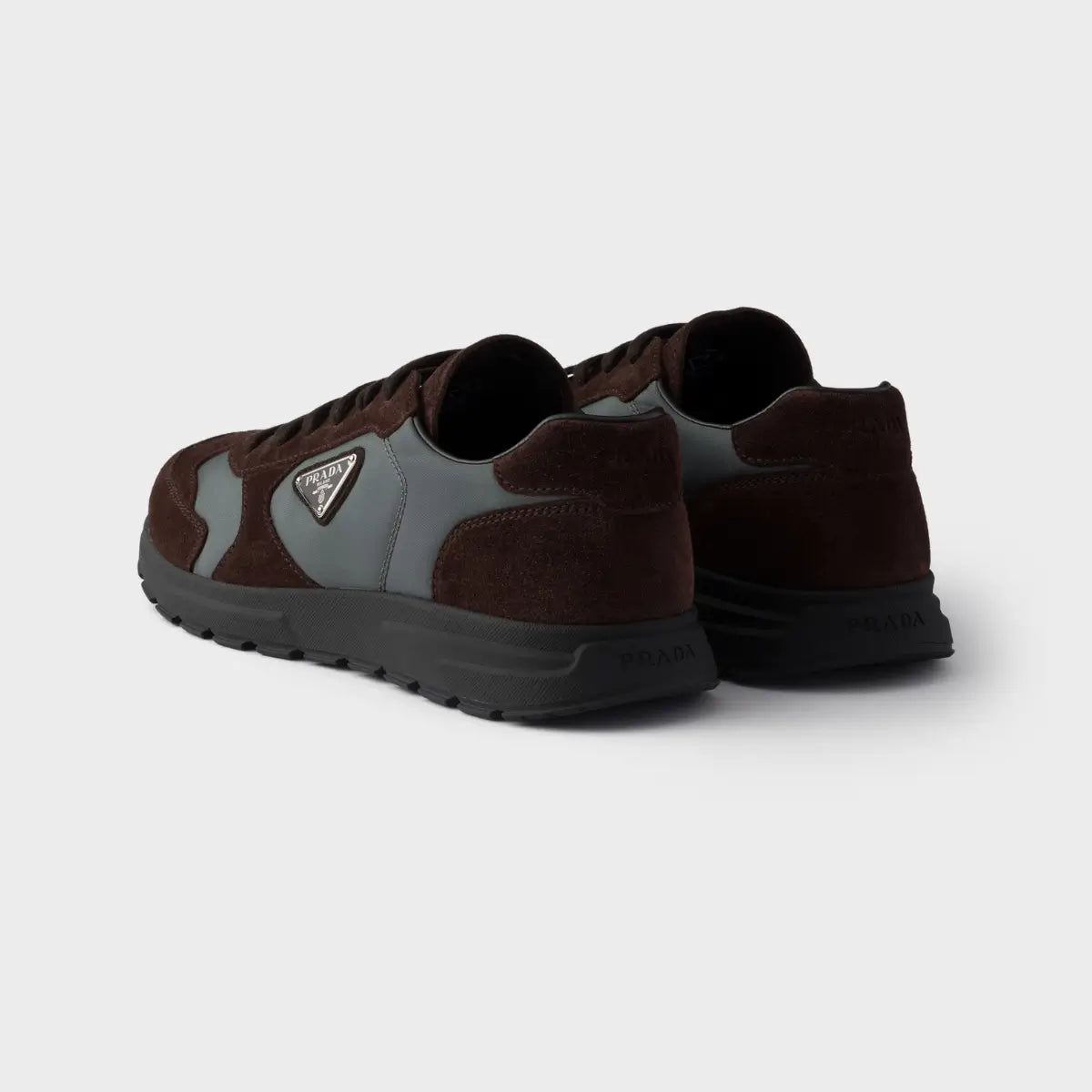 Prada Prax suede and Re-Nylon sneakers