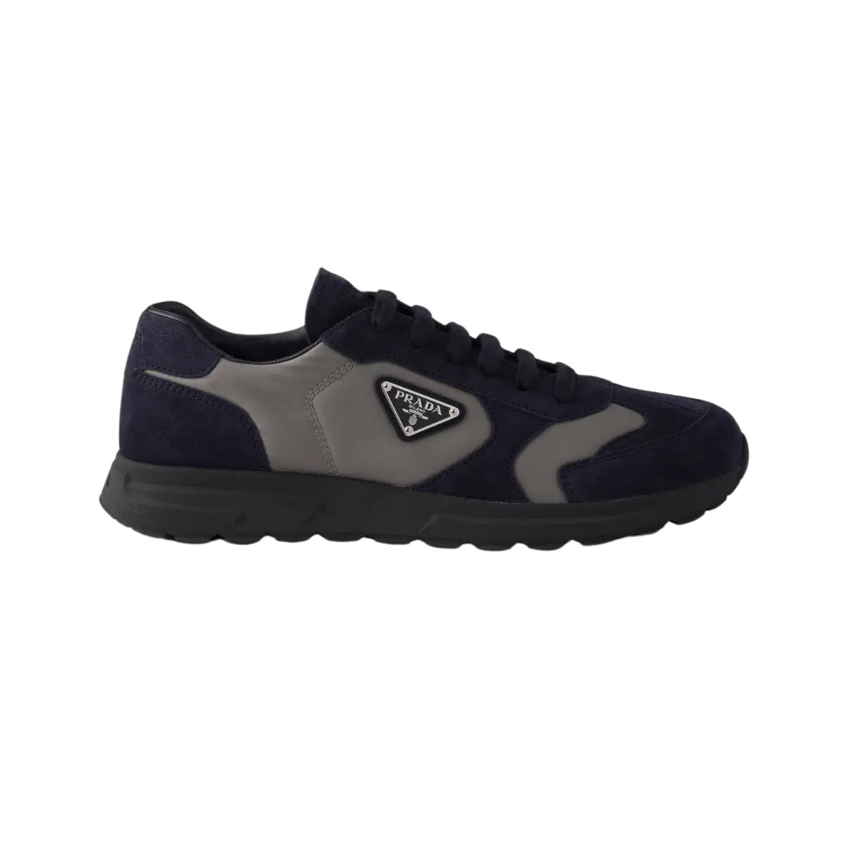Prada Prax suede and Re-Nylon sneakers