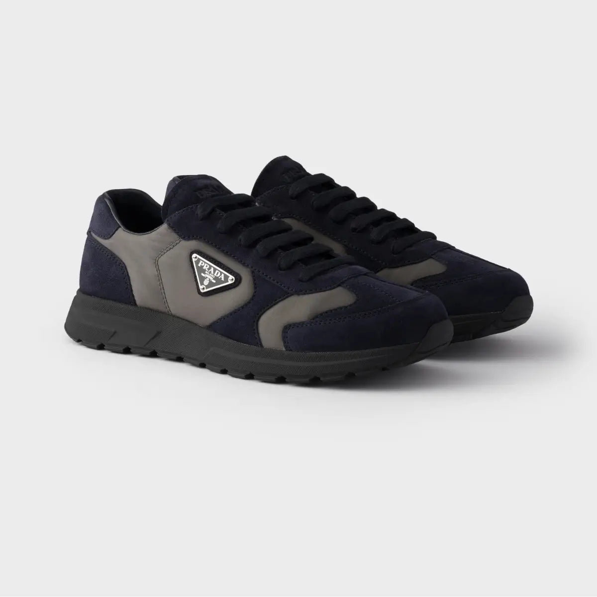 Prada Prax suede and Re-Nylon sneakers