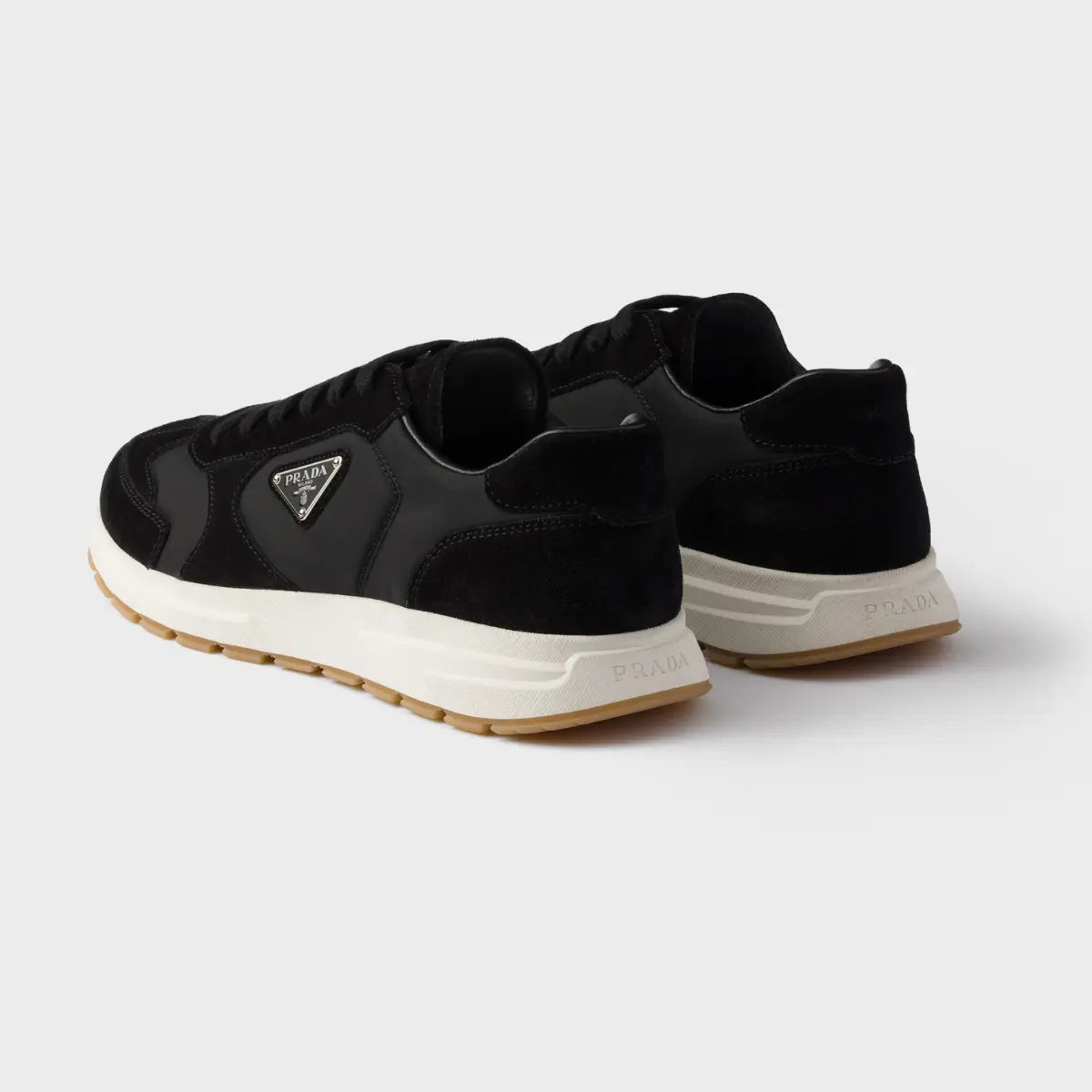 Prada Prax suede and Re-Nylon sneakers