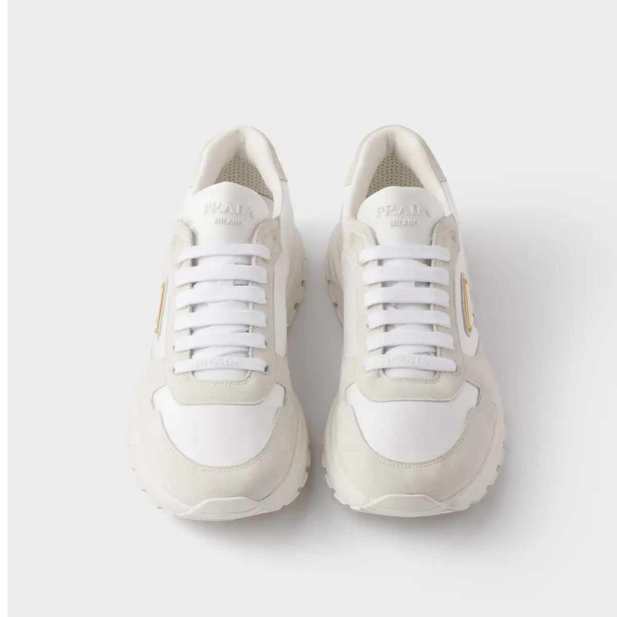 Prada Prax 2.0 Re-Nylon and suede sneakers