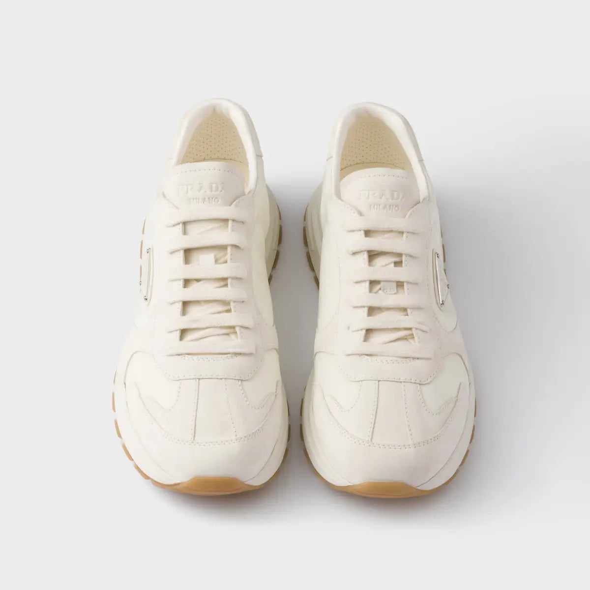 Prada Prax suede and Re-Nylon sneakers