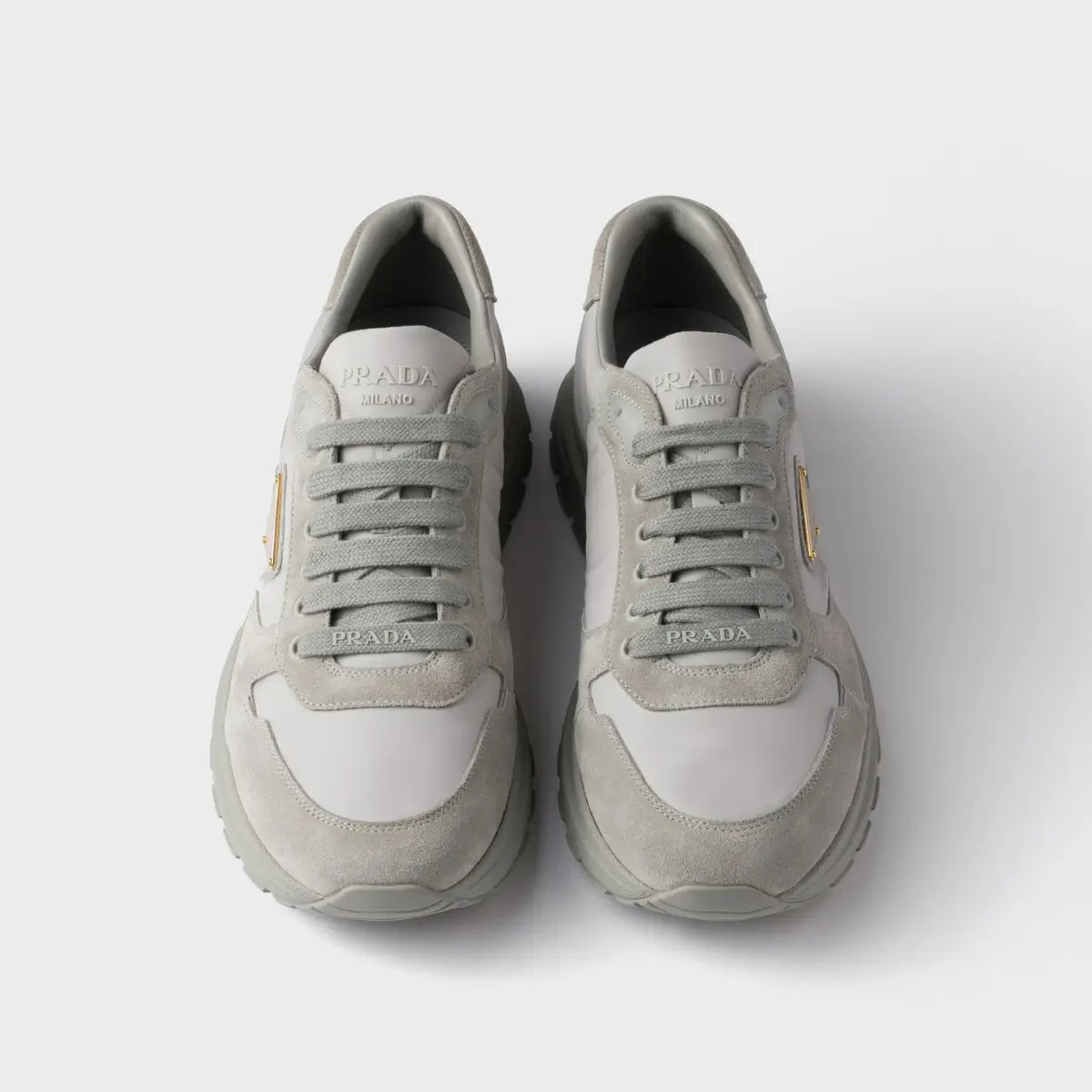 Prada Prax 2.0 Re-Nylon and suede sneakers