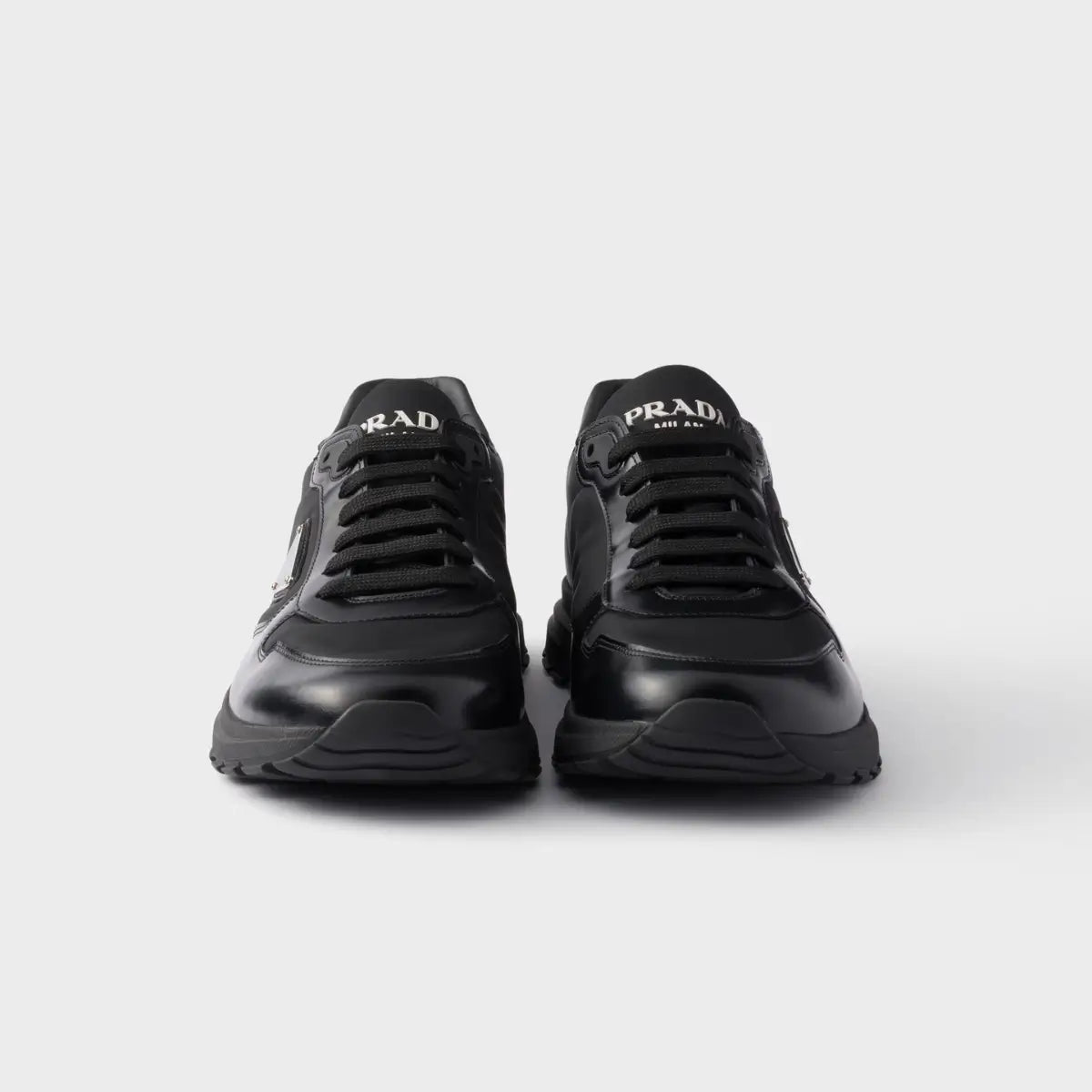 Prada Prax 01 Re-Nylon and brushed leather sneakers