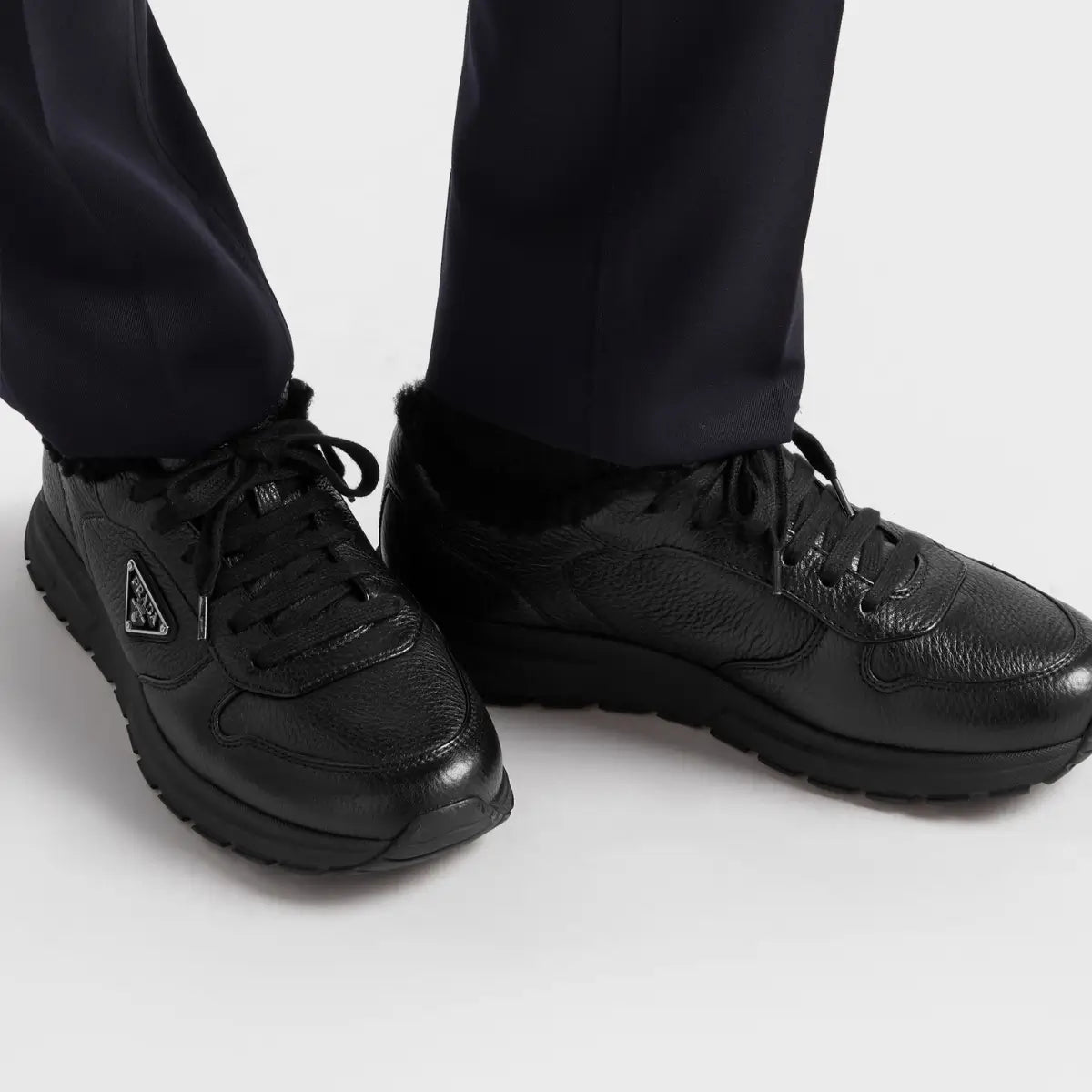 Prada Prax leather sneakers