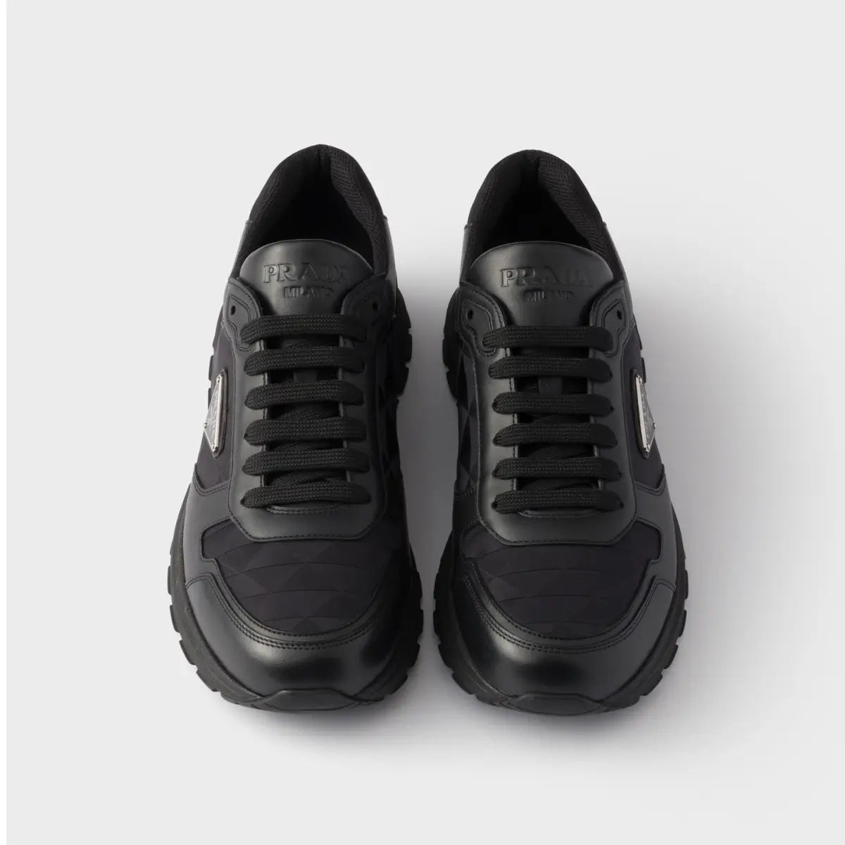 Prada Prax 2.0 Re-Nylon and leather sneakers