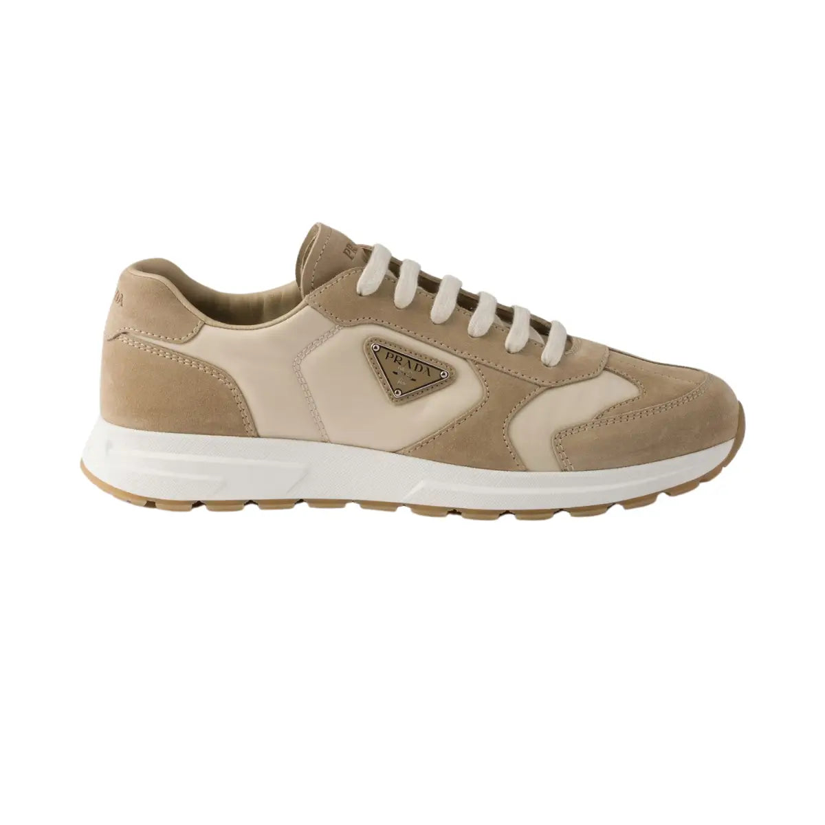 Prada Prax suede and Re-Nylon sneakers