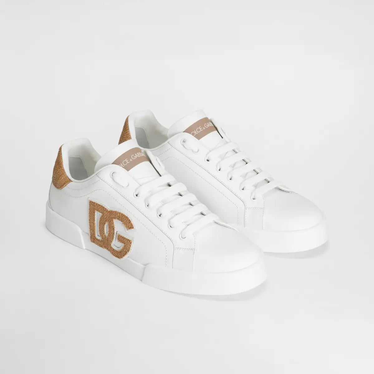 Dolce & Gabbana Portofino light strobel sneakers in nappa calfskin