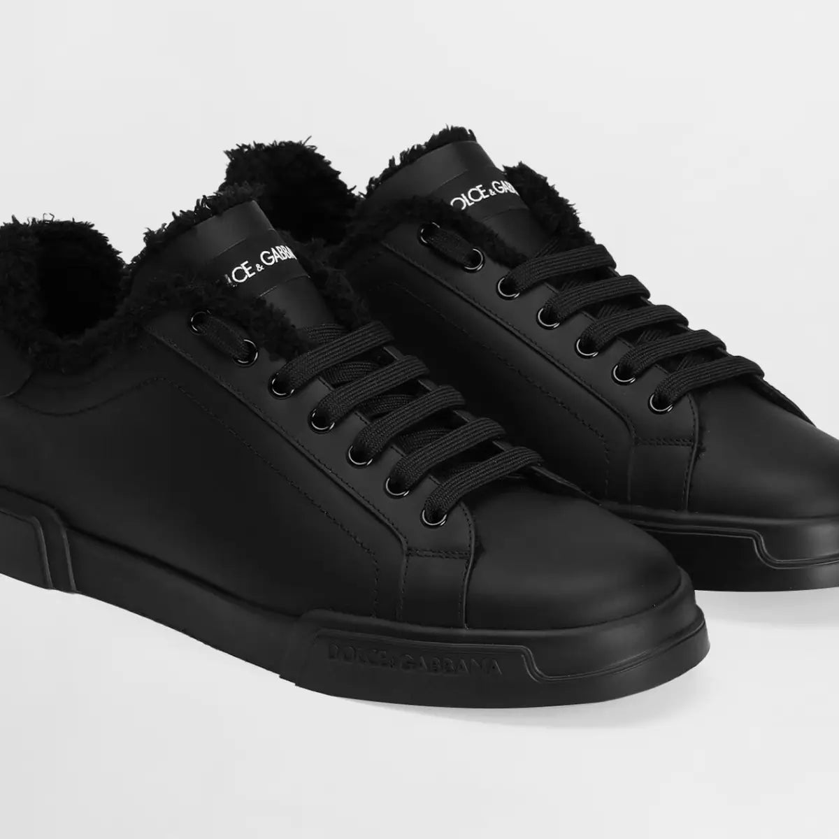 Dolce & Gabbana Portofino light calfskin sneakers