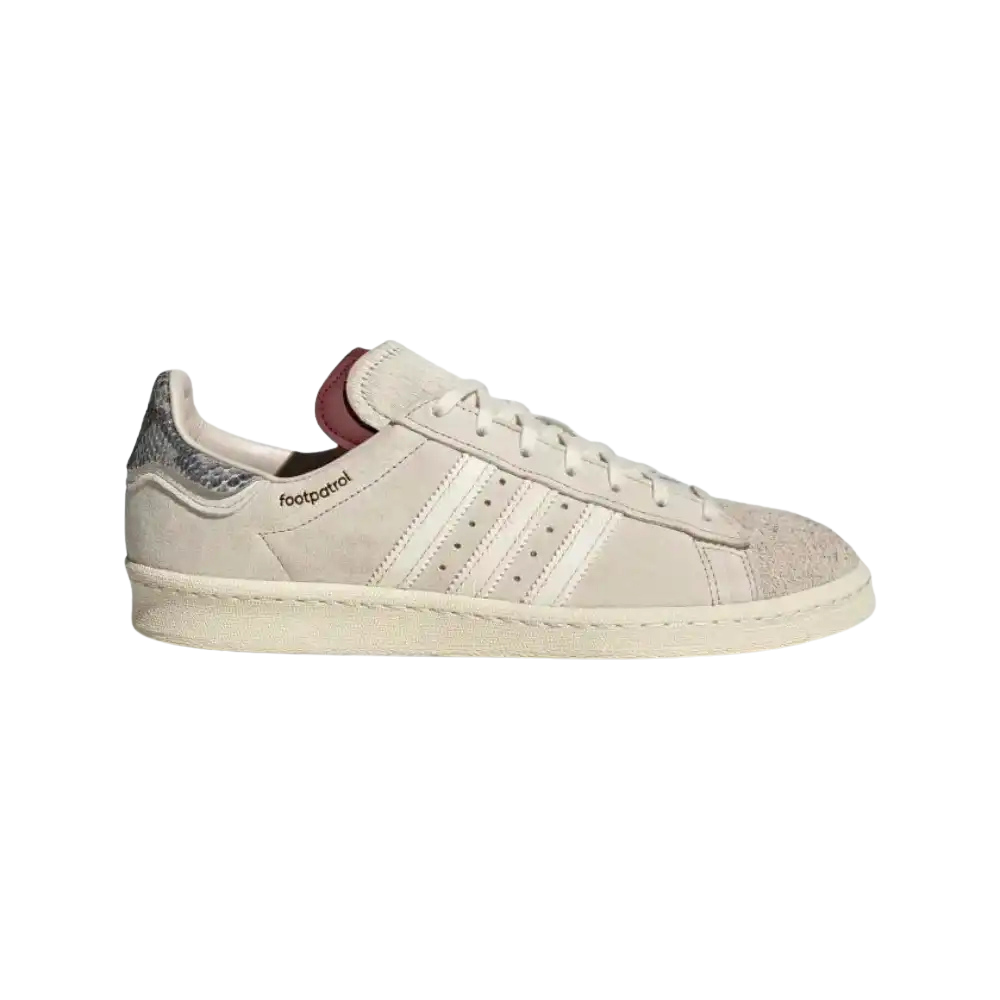 Footpatrol x adidas Campus Cream White