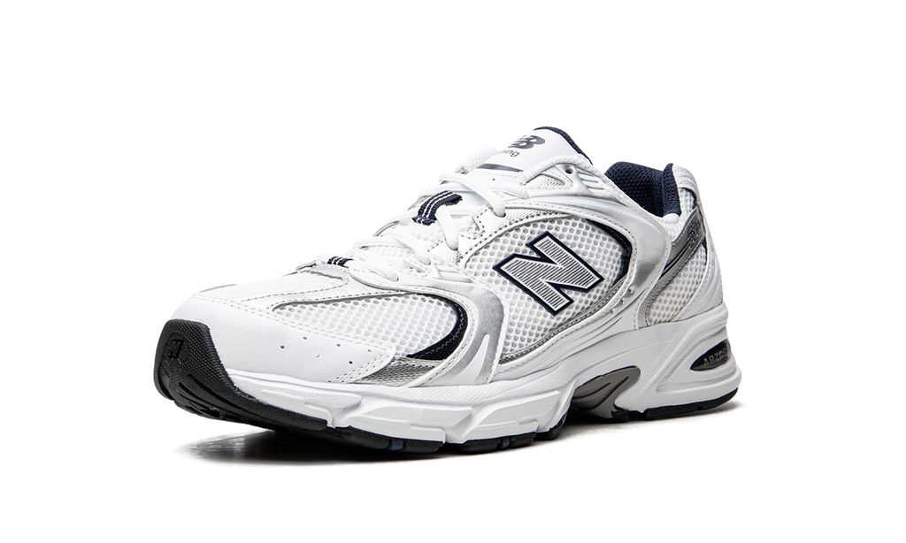 New Balance 530 White Silver Navy