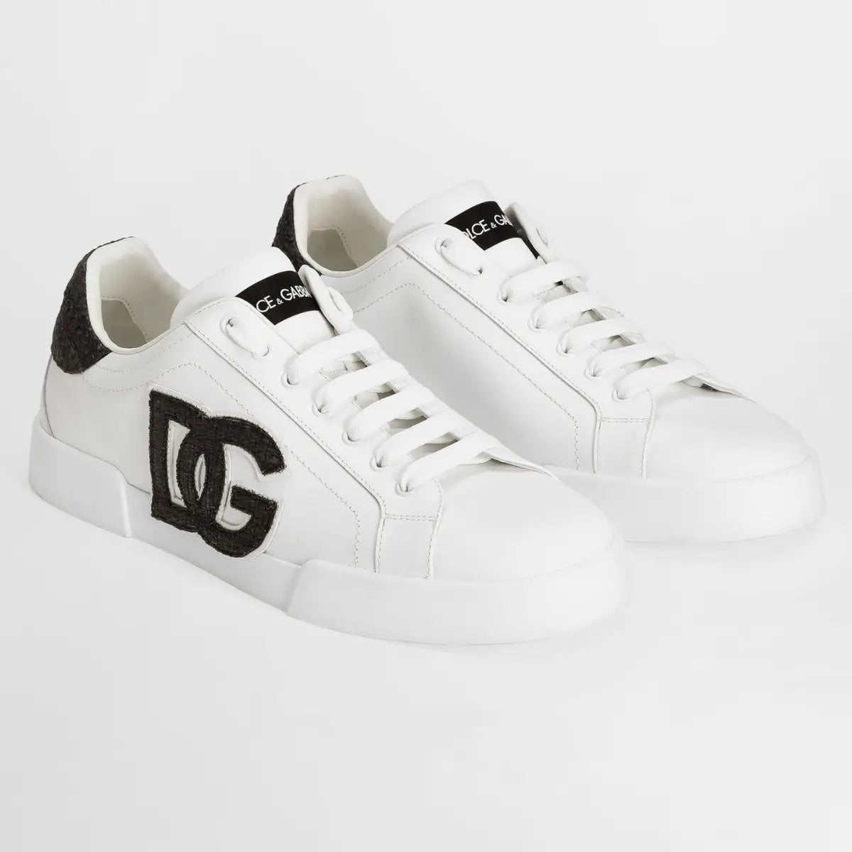 Dolce & Gabbana Portofino light strobel sneakers in nappa calfskin