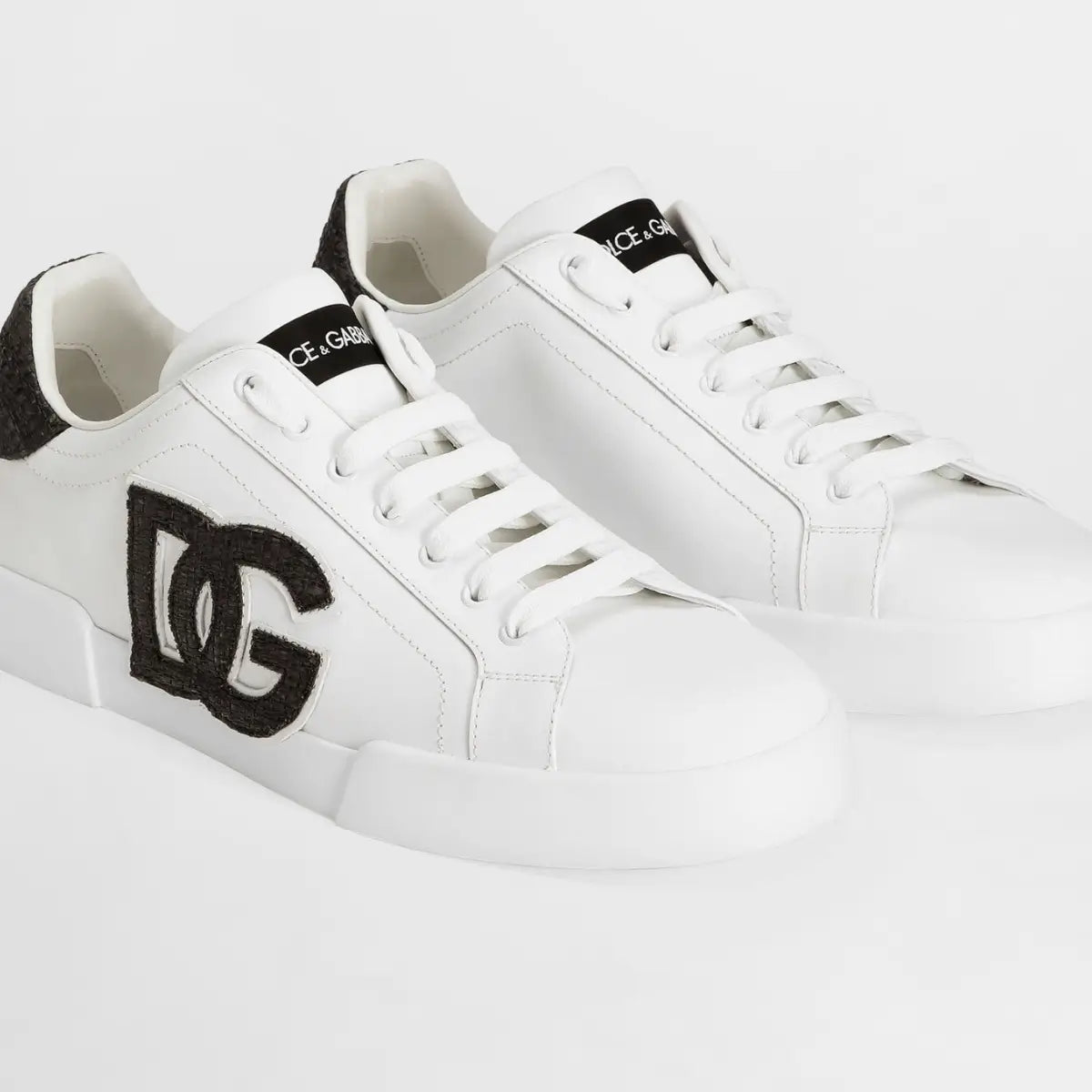 Dolce & Gabbana Portofino light strobel sneakers in nappa calfskin