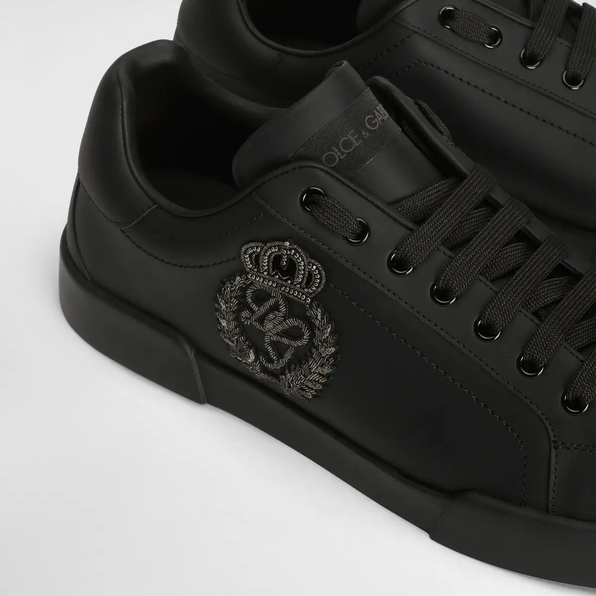 Dolce & Gabbana Portofino light strobel calfskin sneakers