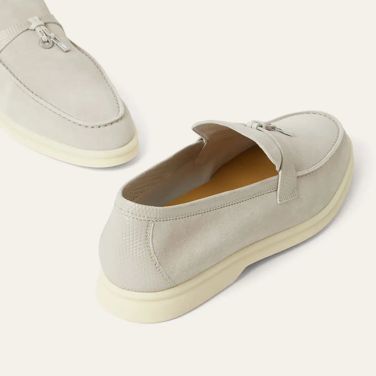 Loro Piana Summer Charms Walk Loafer Suede