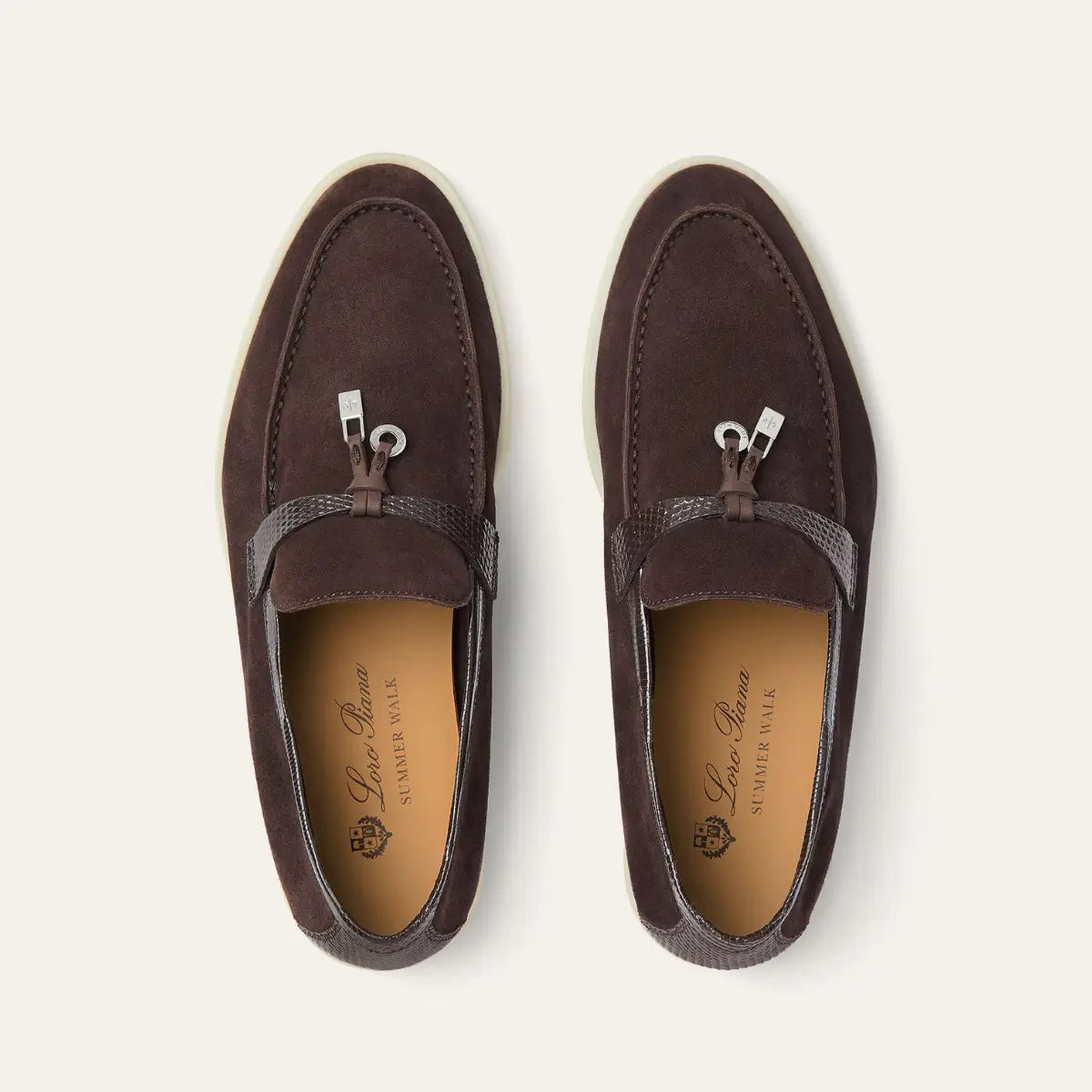 Loro Piana Summer Charms Walk Loafer Suede