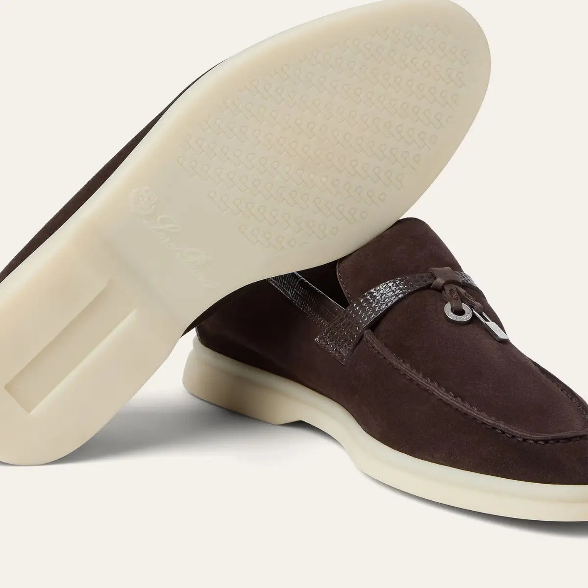 Loro Piana Summer Charms Walk Loafer Suede