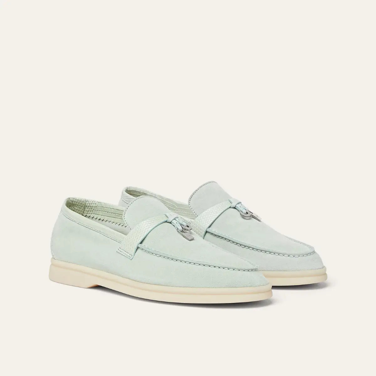 Loro Piana Summer Charms Walk Loafer Suede