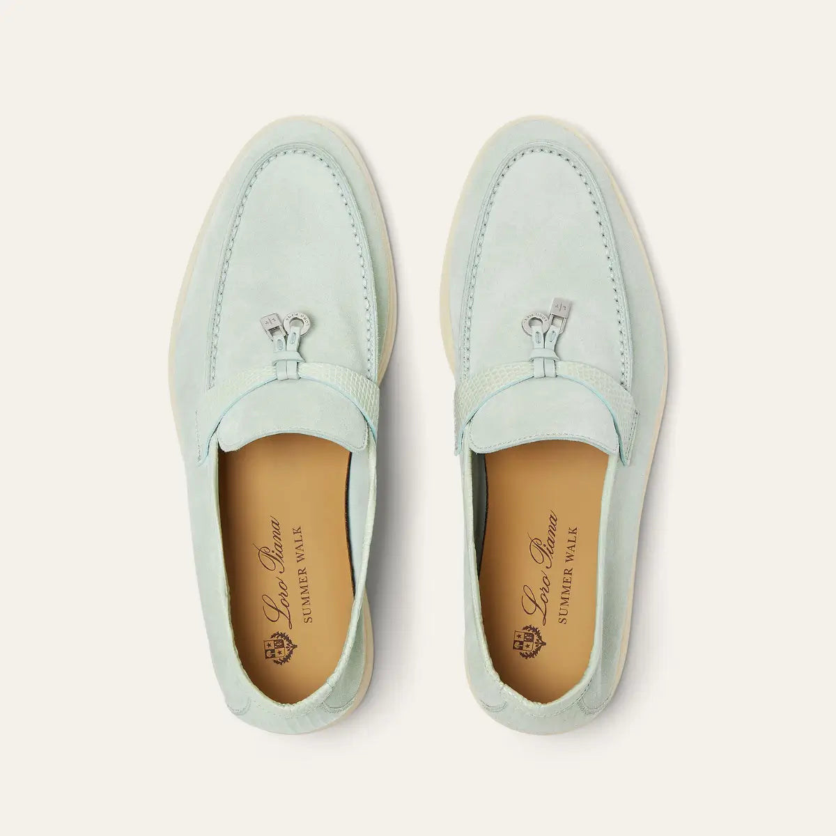 Loro Piana Summer Charms Walk Loafer Suede