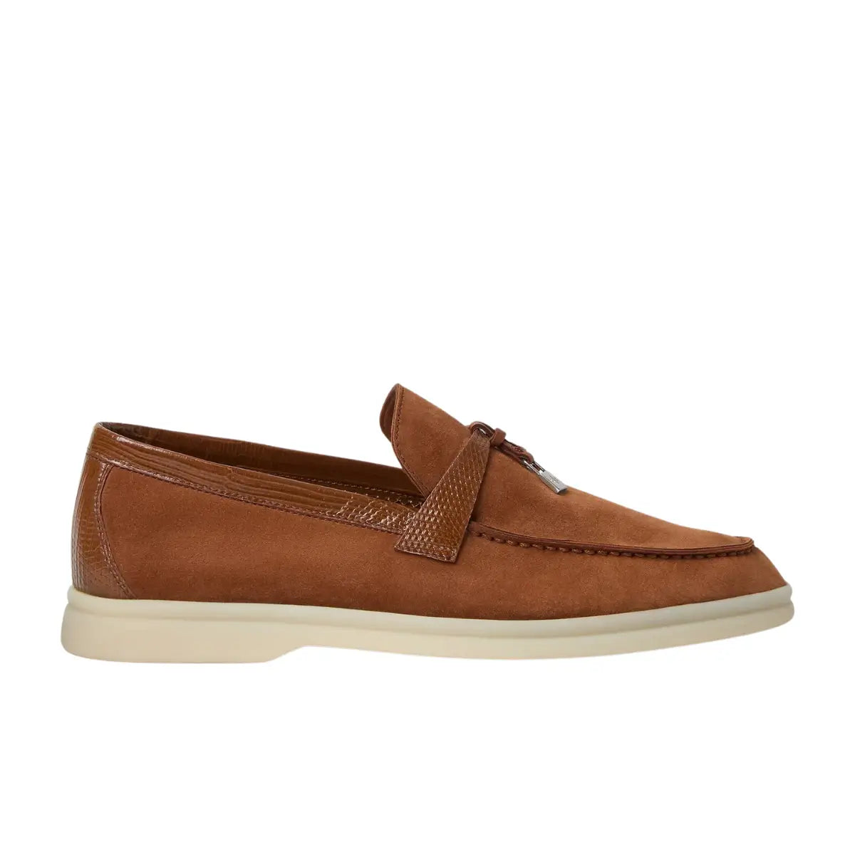Loro Piana Summer Charms Walk Loafer Suede