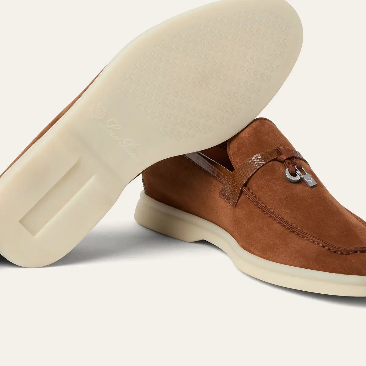 Loro Piana Summer Charms Walk Loafer Suede