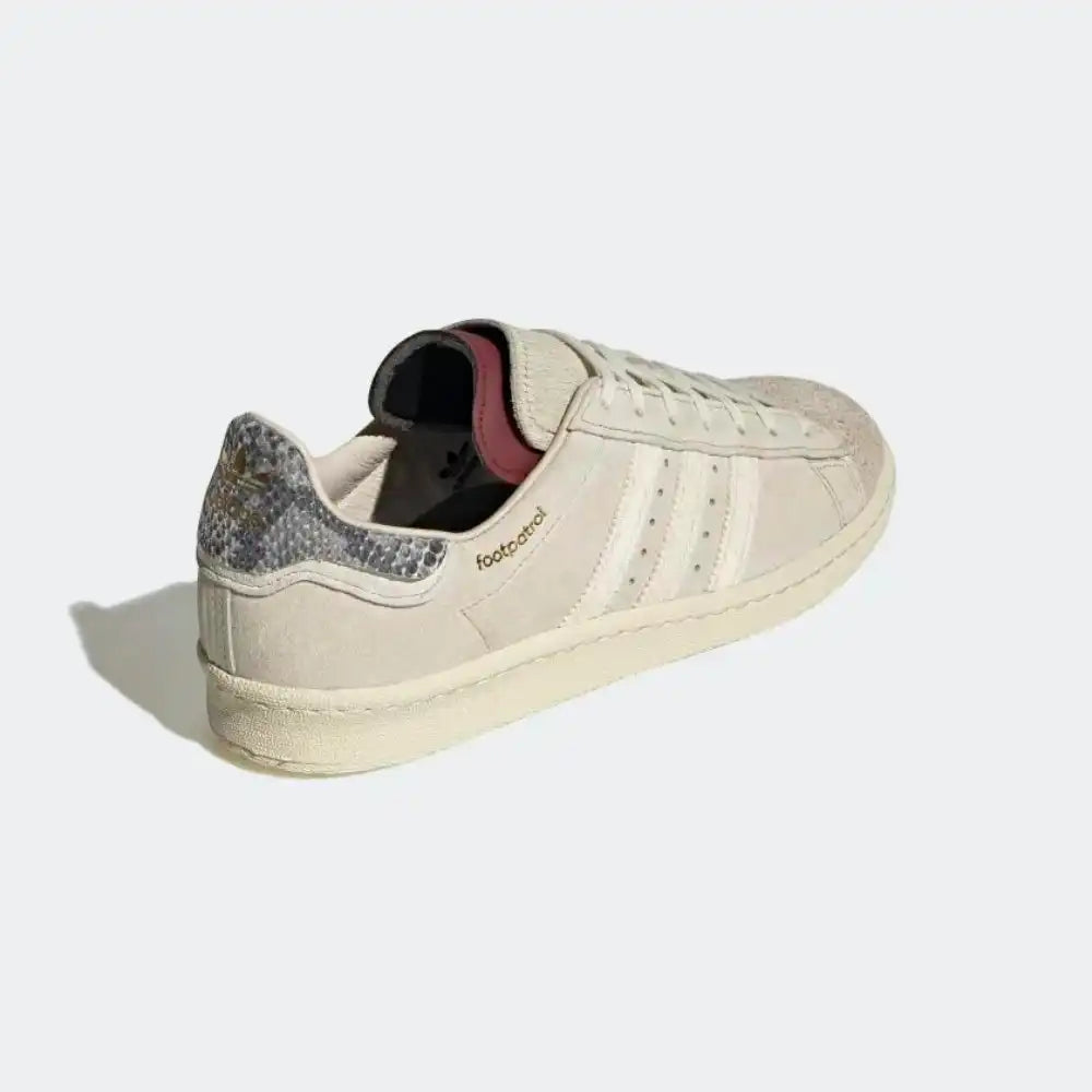 Footpatrol x adidas Campus Cream White