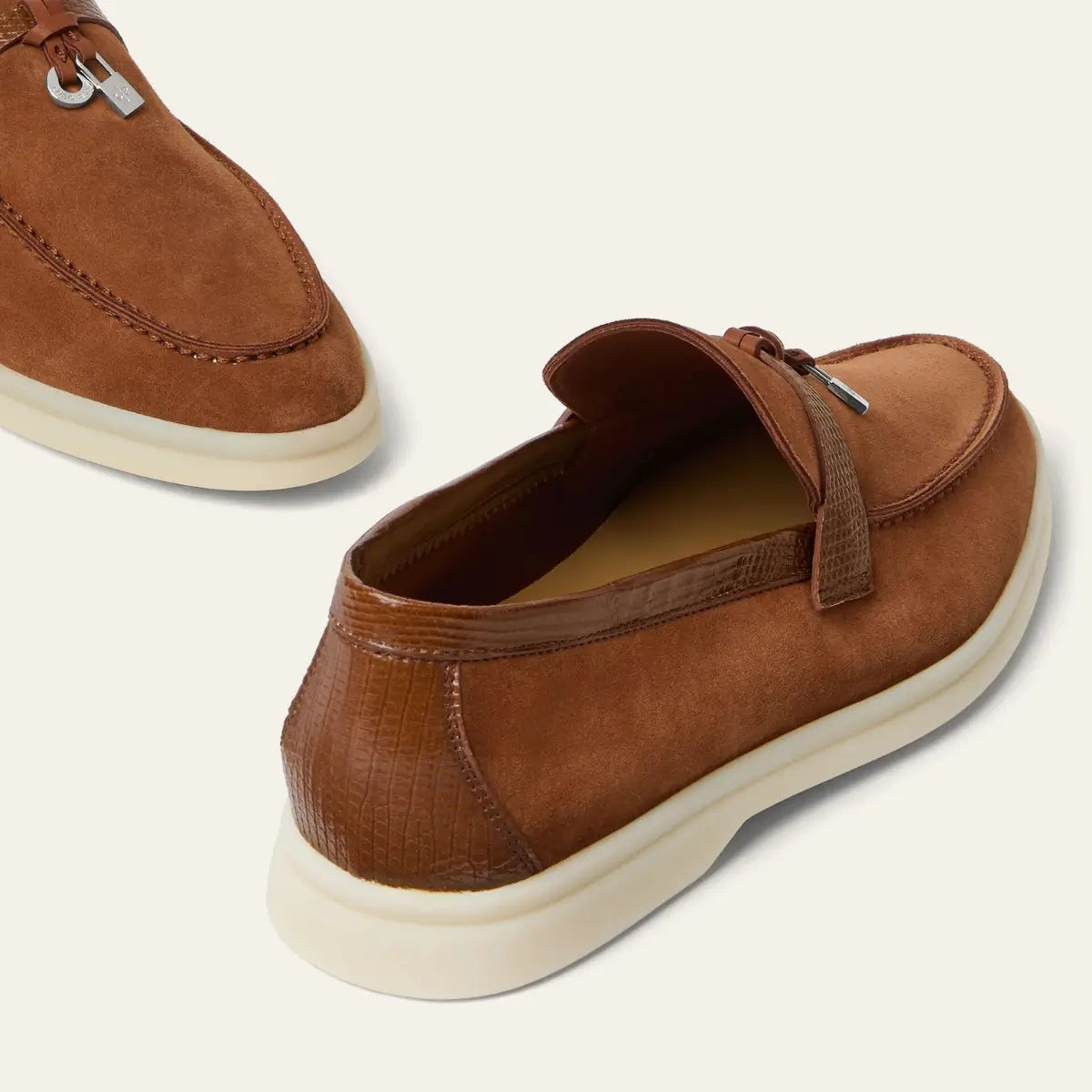 Loro Piana Summer Charms Walk Loafer Suede