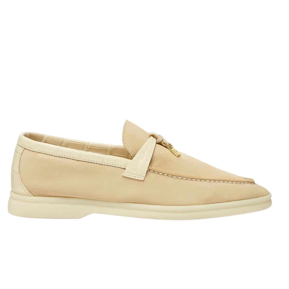 Loro Piana Summer Charms Walk Loafer Suede