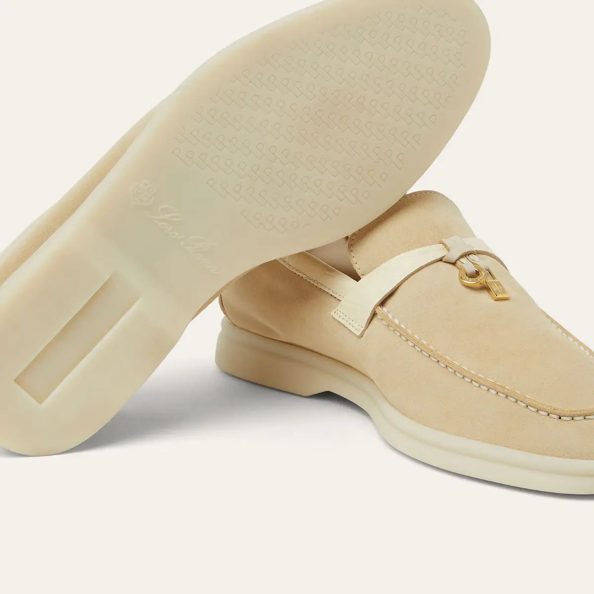 Loro Piana Summer Charms Walk Loafer Suede