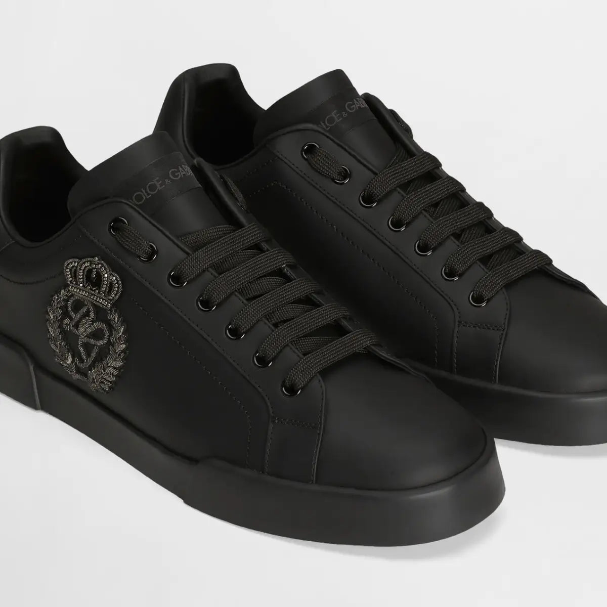 Dolce & Gabbana Portofino light strobel calfskin sneakers