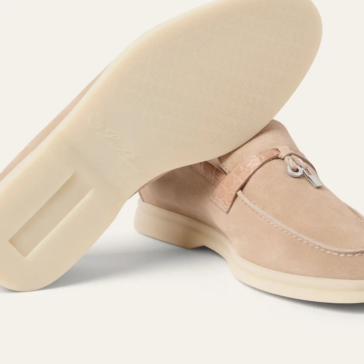 Loro Piana Summer Charms Walk Loafer Suede