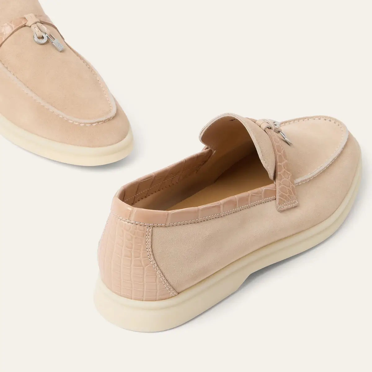 Loro Piana Summer Charms Walk Loafer Suede
