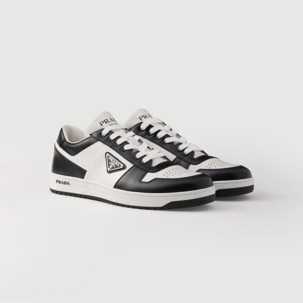 Prada Downtown leather sneakers