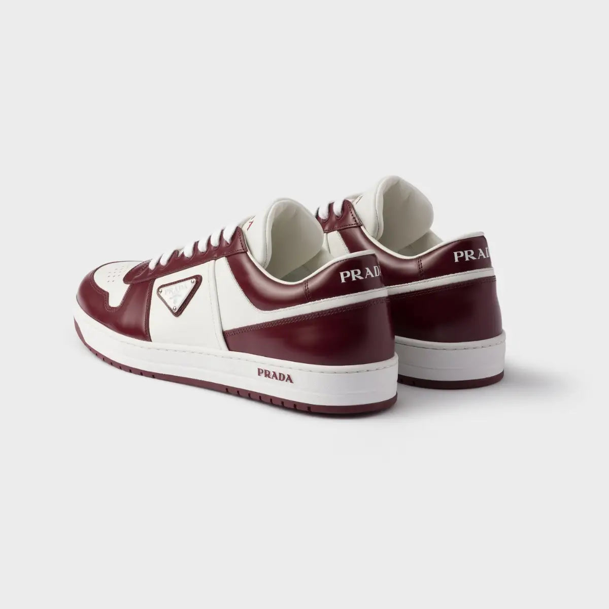 Prada Downtown leather sneakers