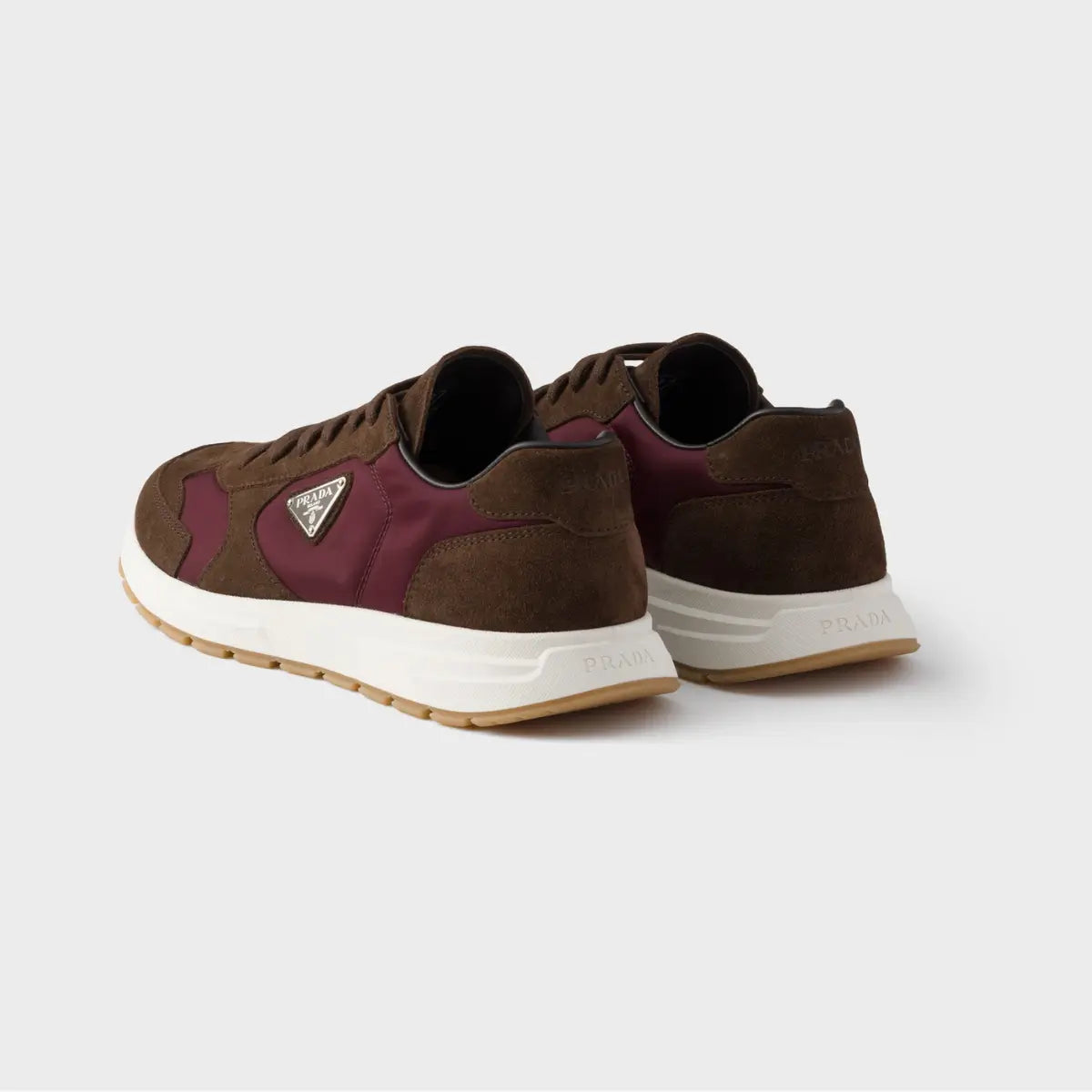Prada Prax suede and Re-Nylon sneakers