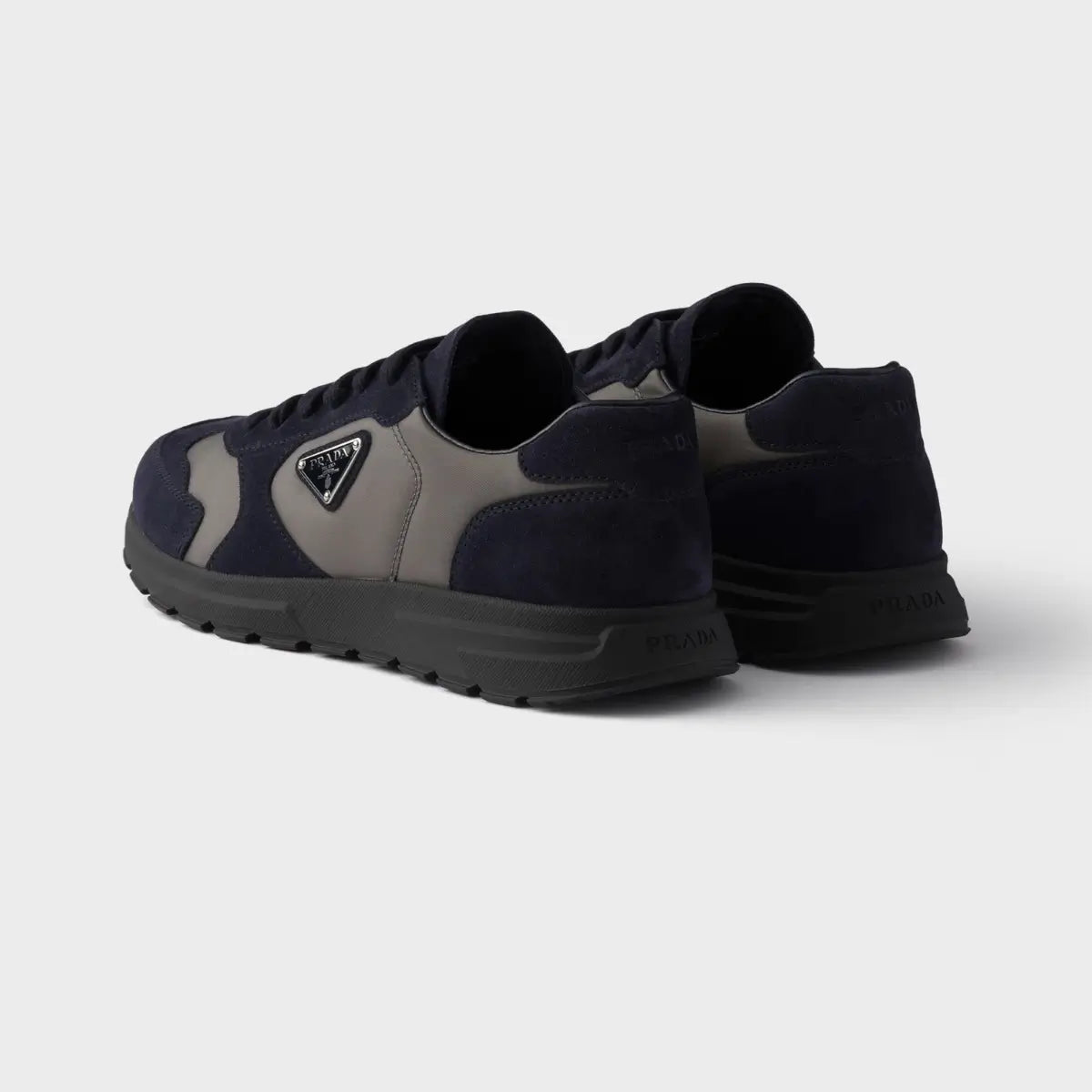 Prada Prax suede and Re-Nylon sneakers
