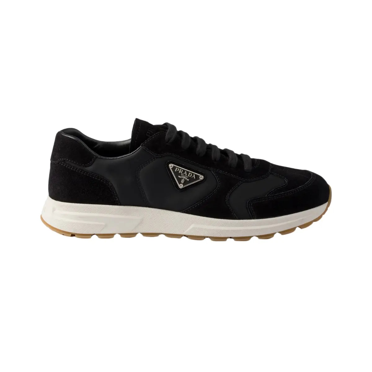 Prada Prax suede and Re-Nylon sneakers